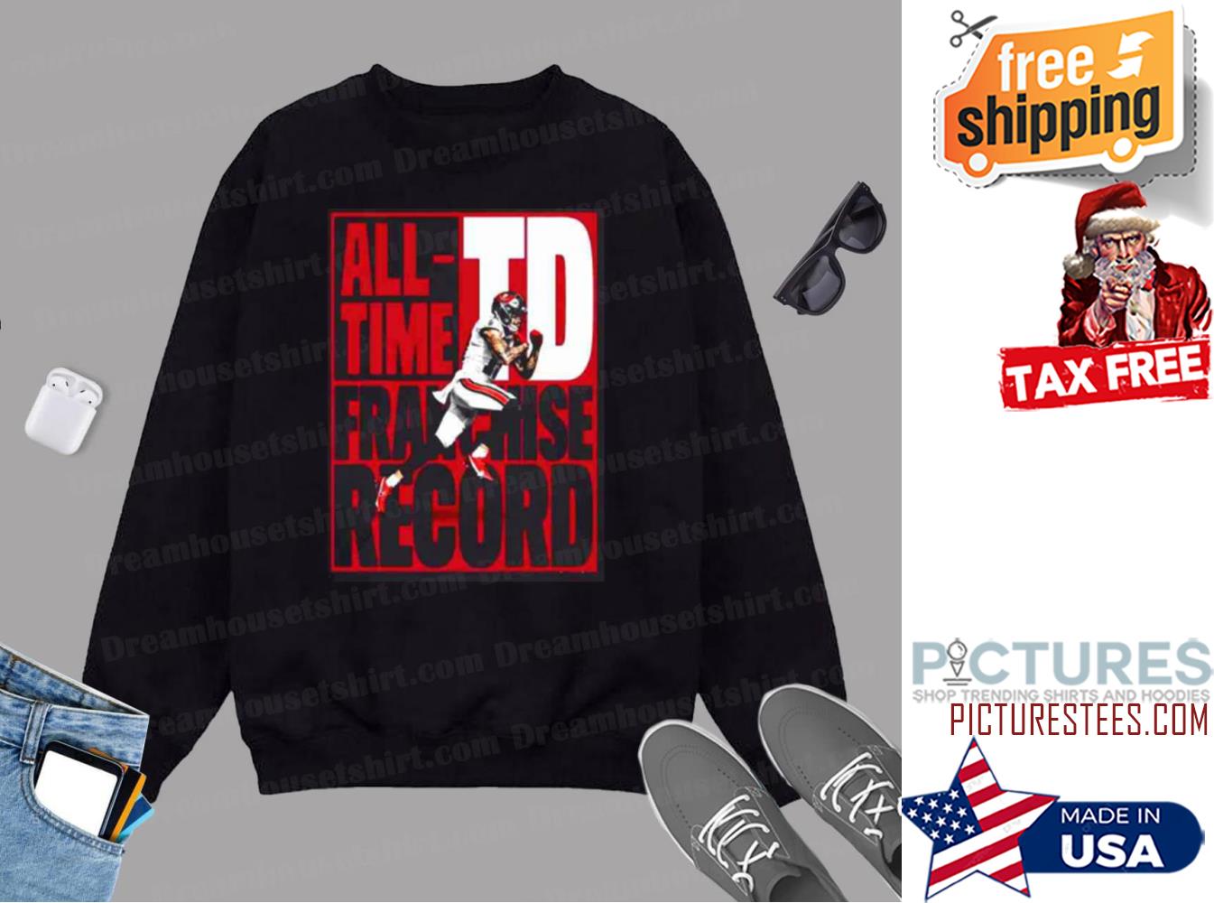Tampa Bay Buccaneers All Time Td Franchise Record Sweatshirt