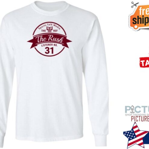 Teddy Lehman Sports Talk Media The Ref The Rush Listener No 31 Shirt