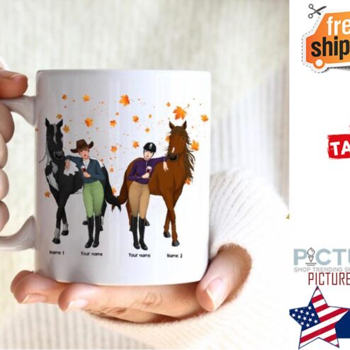Thank God For Horses And Friends Personalized Mug