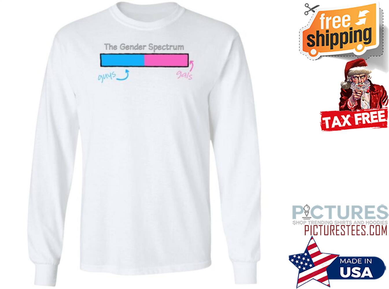 FREE shipping The Gender Spectrum Guys Gals Shirt, Unisex tee, hoodie,  sweater, v-neck and tank top