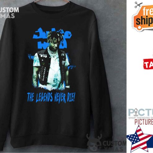 The Legend Never Die Juice Wrld Blue Sweater