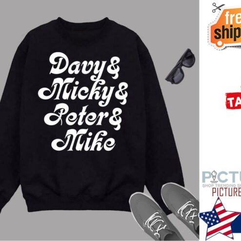 The Monkees Band Members Kalli Font Shirt