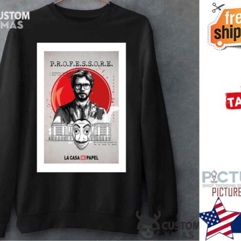 The Professore De Papel Vintage Money Heist Japanese Style Sweater