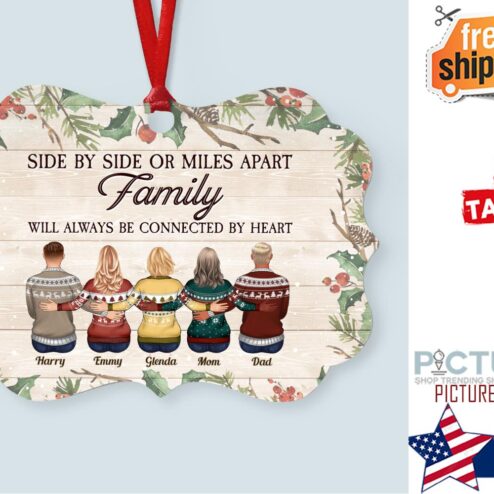 There s No Greater Gift Than Brothers and Sisters Family Personalized Aluminum Ornament