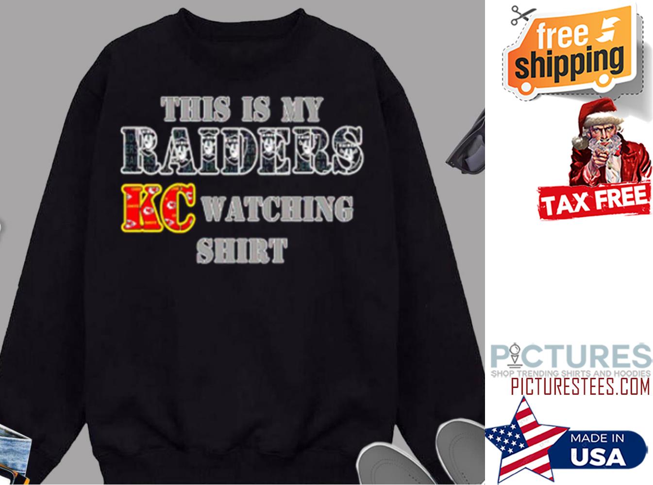 This Is My Raiders KC Watching Sweatshirt