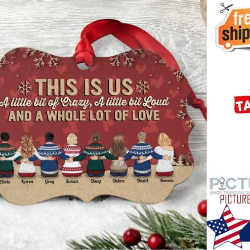 This Is Us A Little Bit Of Crazy Ornament