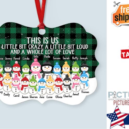This Is Us A Whole Lot Of Love Personalized Aluminum Ornament