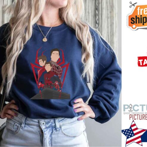 Three Peter Parker Spider man Multi Verse Shirt