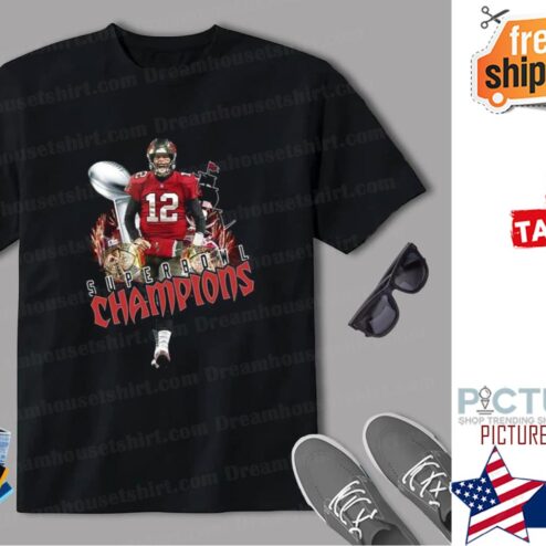 Tom Brady Tampa Bay Buccaneers Super Bowl LV Champions 2021 Shirt