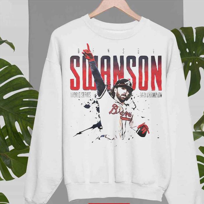 Dansby Swanson Atlanta Braves World Series 2021 Champion Sweater