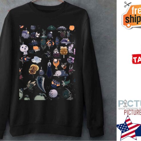 Top Hollow Knight Pattern Shirt