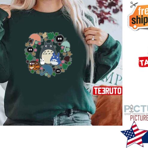 Totoro Susuwatari Anime Ghibli Kawaii Japanese Style shirt