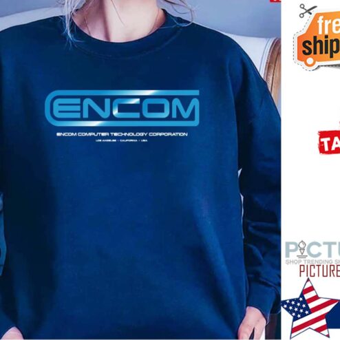 Tron Encom Electric Blue Shirt