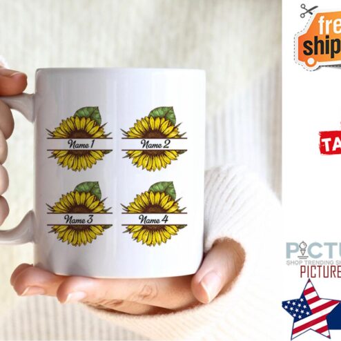 True Friends Are Like Bright Sunflowers That Never Fade Away Personalized Mug