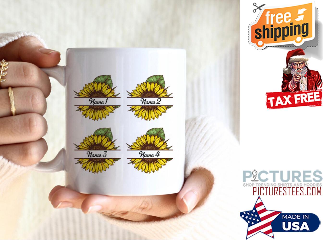 True Friends Are Like Bright Sunflowers That Never Fade Away Personalized Mug