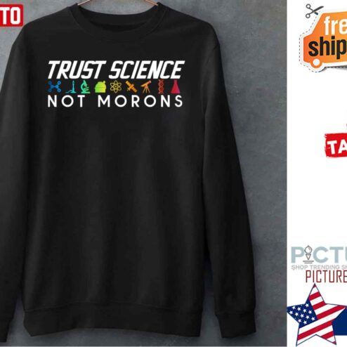 Trust Science Not Morons Rainbow Symbols Shirt