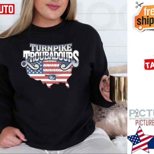 Turnpike Troubadours America Flag Shirt