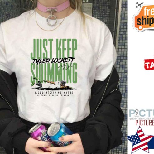 Tyler Lockett Just Keep Swimming Funny Shirt