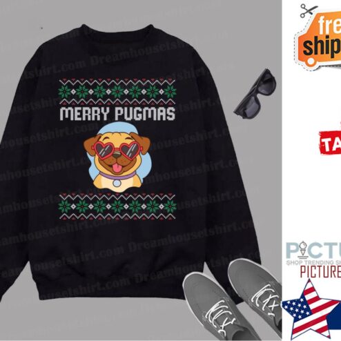 Ugly Christmas Sweater Pug Ugly Sweater Pugmas Dog Shirt