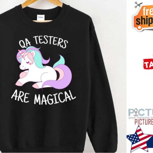 Unicorn Qa Testers Are Magical Unicorn shirt