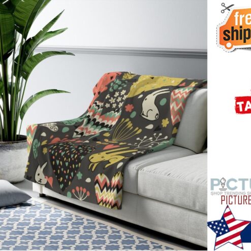 Valentine Blanket, Mid Century Modern Blanket