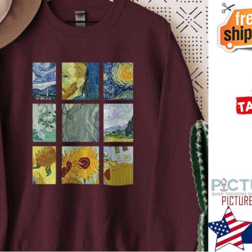 Vincent Van Gogh Shirt Womens Mens