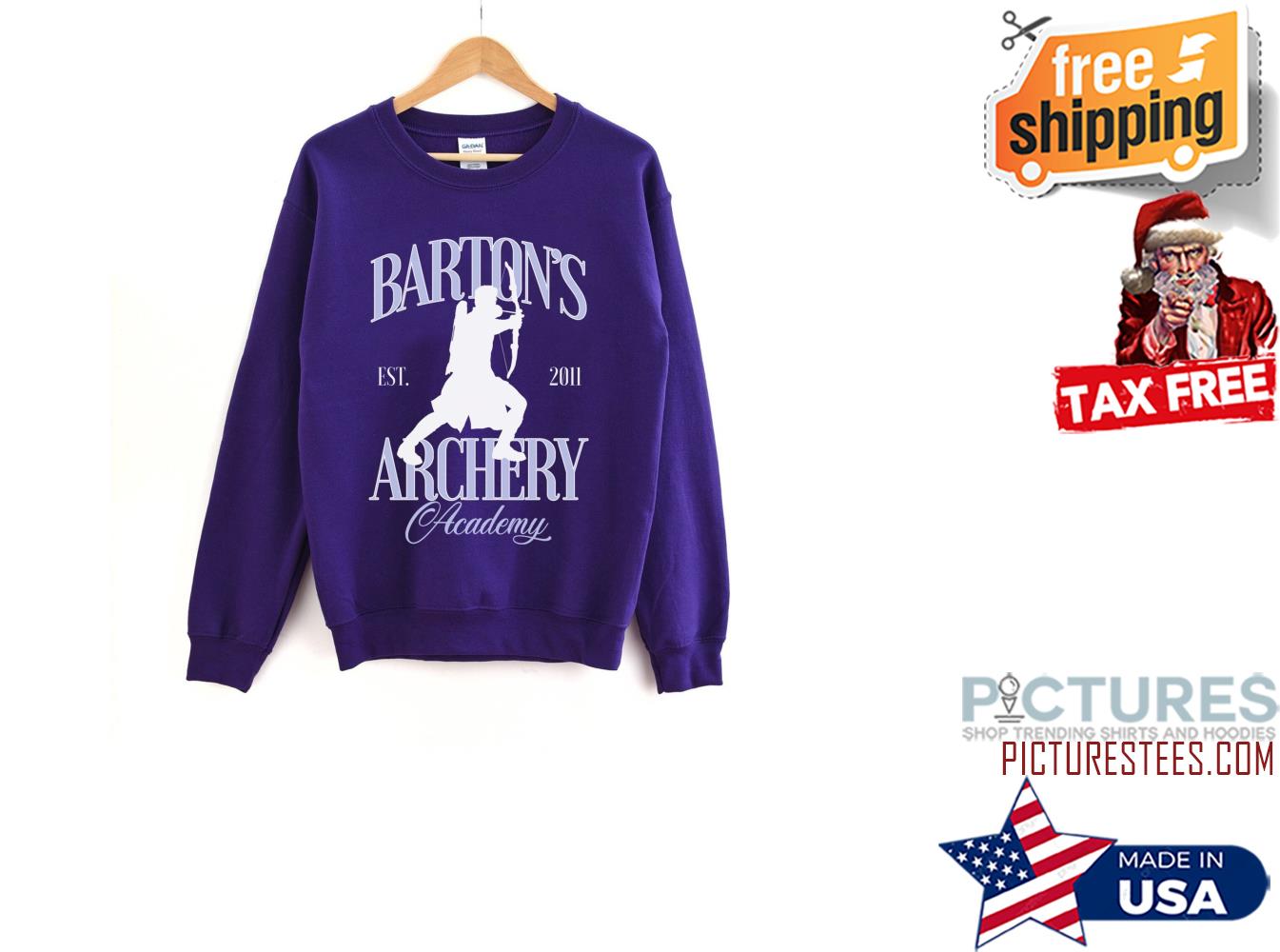 Vintage Bartons EST 2011 Archery Academy Hawkeye Sweatshirt