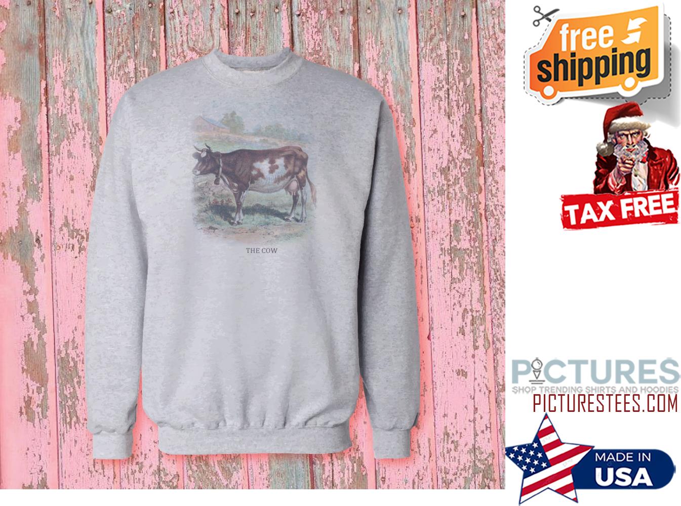 vintage cow sweatshirt