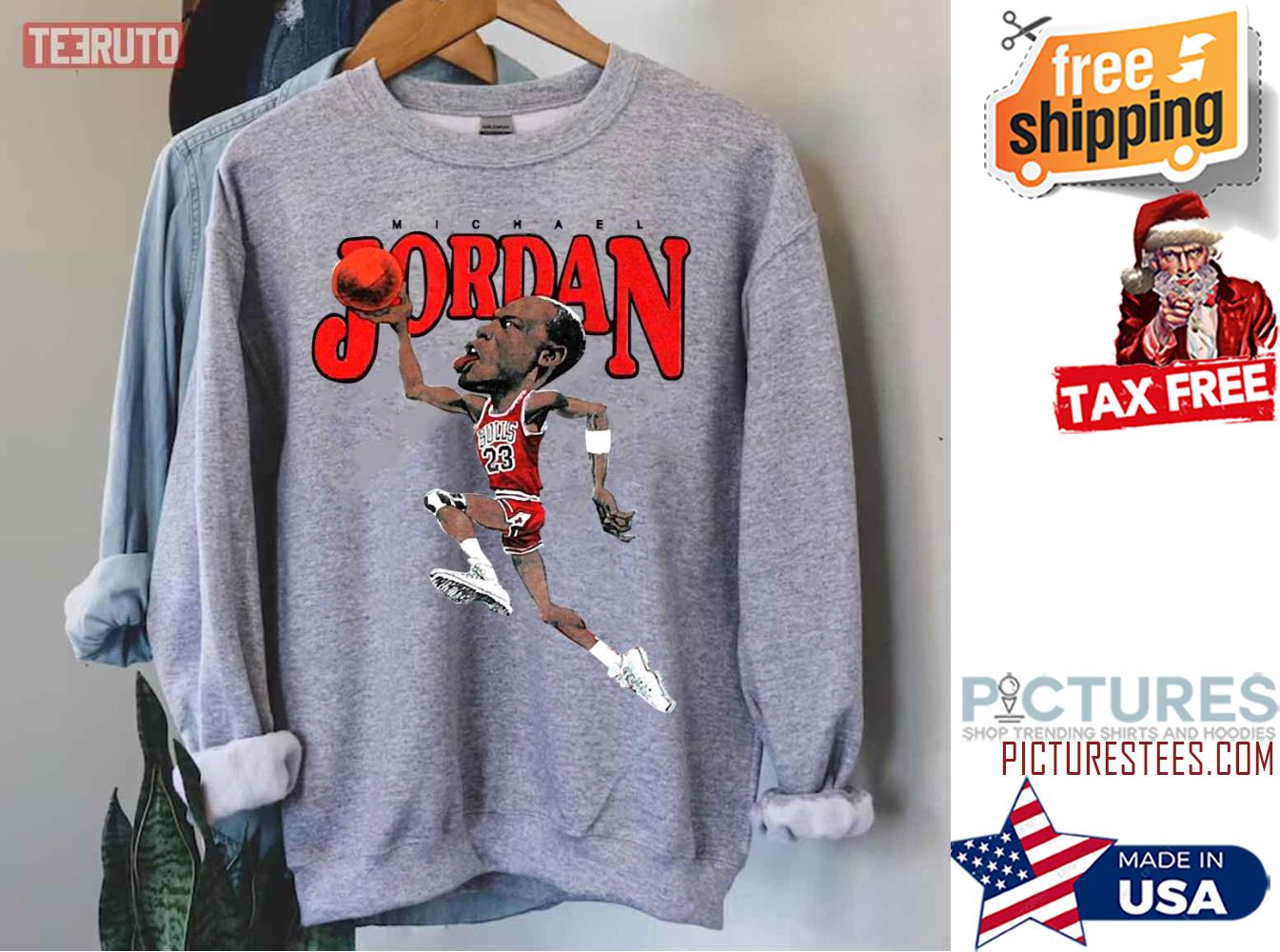 Michael Jordan vintage graphic unc T-shirts, hoodie, sweater, long