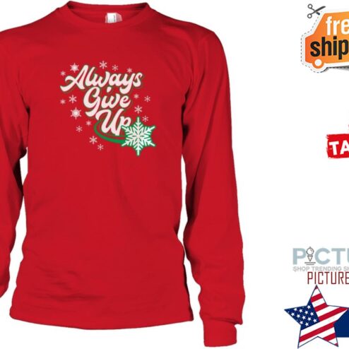 Vlog Ross Creations Give Up Florida Christmas Shirt