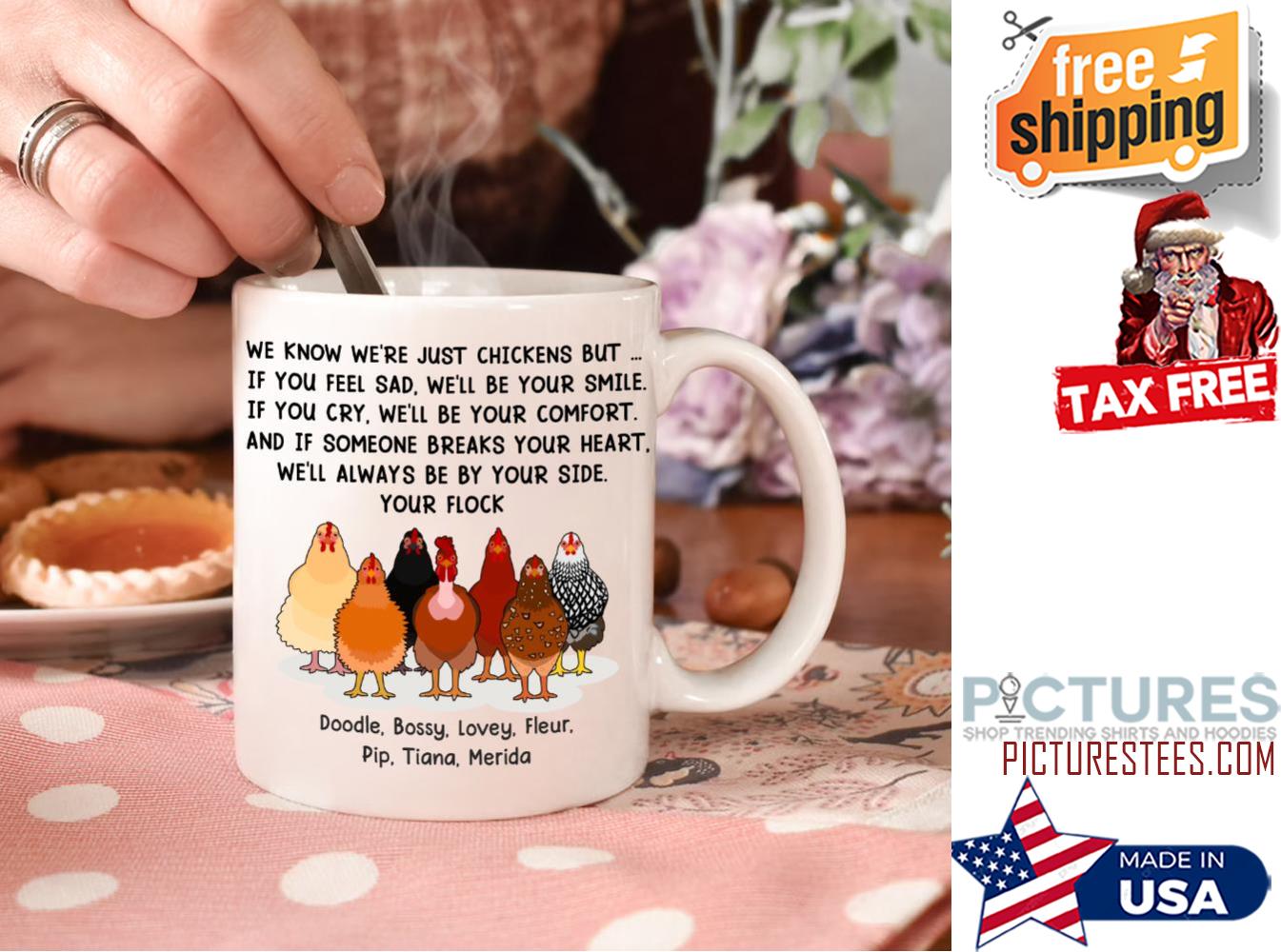 We ll Always Be By Your Side Chickens Personalized Mug