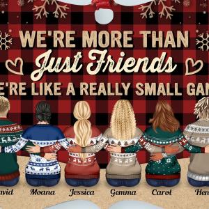 Sale 20% We re Like A Really Small Gang Personalized Aluminum Ornament ...