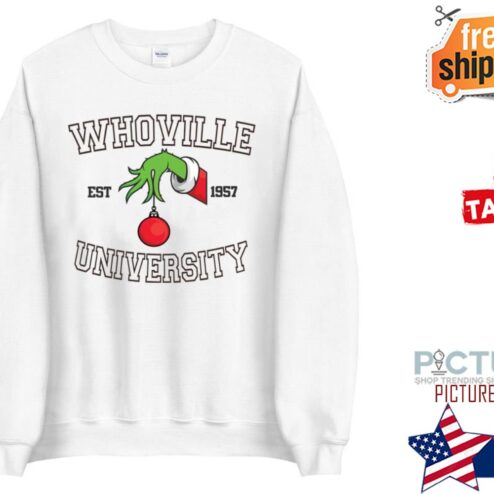 Whoville University EST 1957 Christmas Shirt
