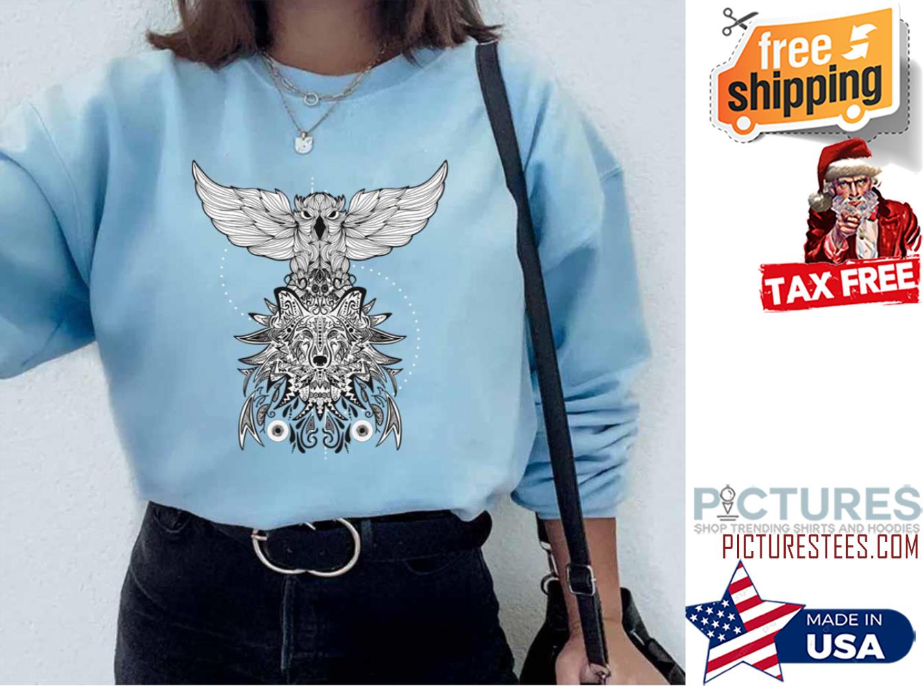 Wolf And Owl The Forest Sweatshirt