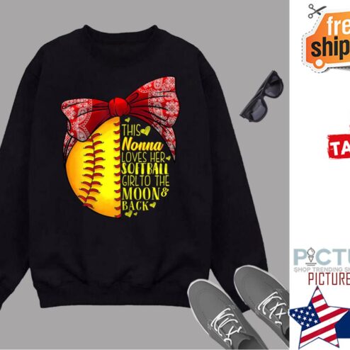 Womens Funny Softball Gift Nonna Pitcher Catcher Girls Lovers Shirt