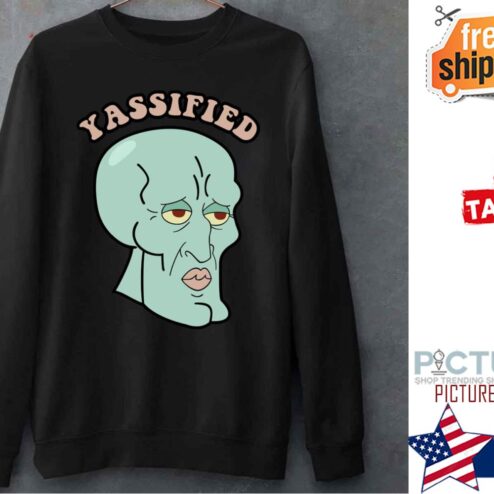 Yassified Squidward Yassification Meme Shirt
