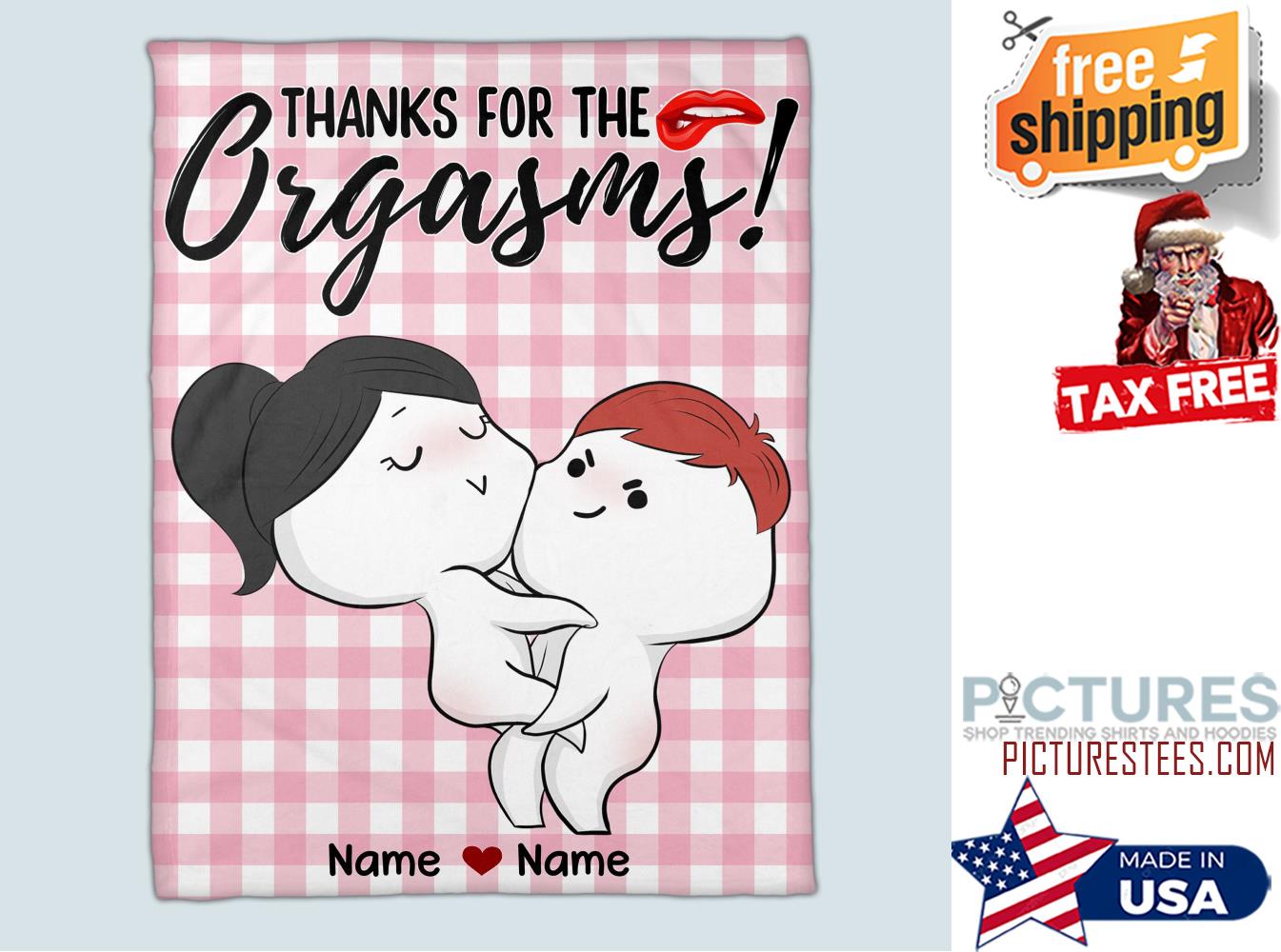Youre My Favorite Thing To Do Funny And Naughty Gift For Her Gift For Him Couple Personalized Blanket