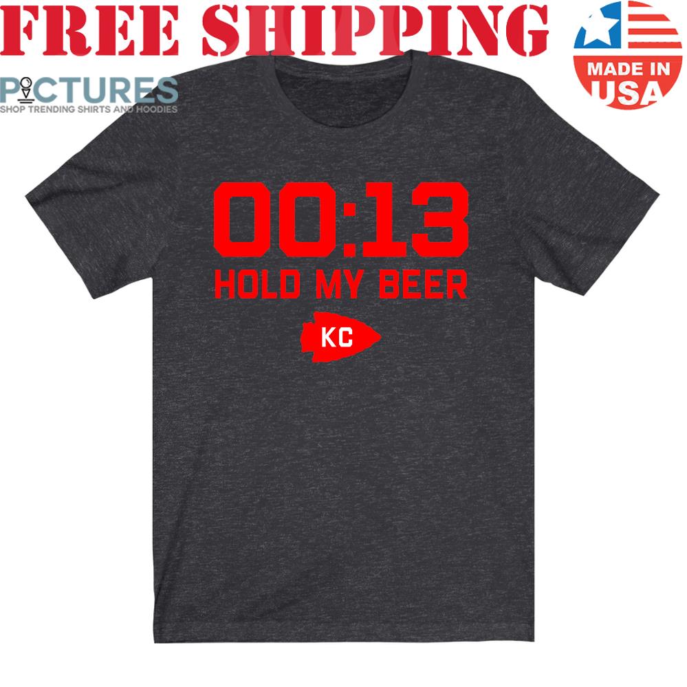 13 Seconds Hold My Beer shirt Patrick Mahomes Kansas City Chiefs