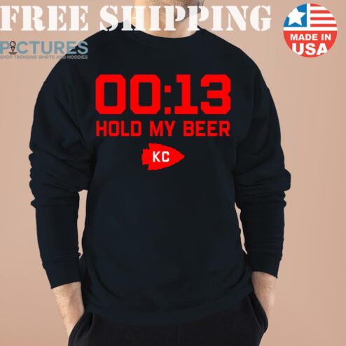 13 Seconds Mahomes Chiefs Hold My Beer KC Shirt