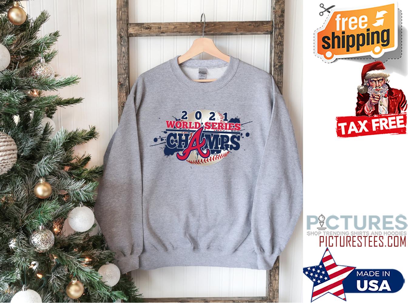 2021 Atlanta Braves World Series Vintage Sweatshirt