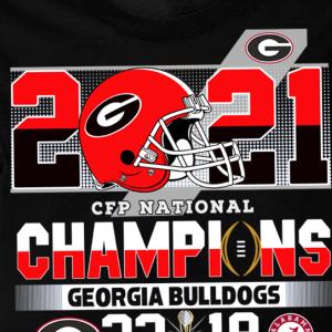 Georgia Bulldogs 2022 Champions CFP National New Design Nice T