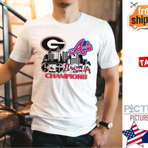 2021 Champions UGA Bulldogs Braves Celebration NCAA National Championship shirt