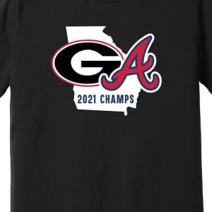 FREE shipping 2021 Champions UGA Bulldogs Braves Celebration NCAA
