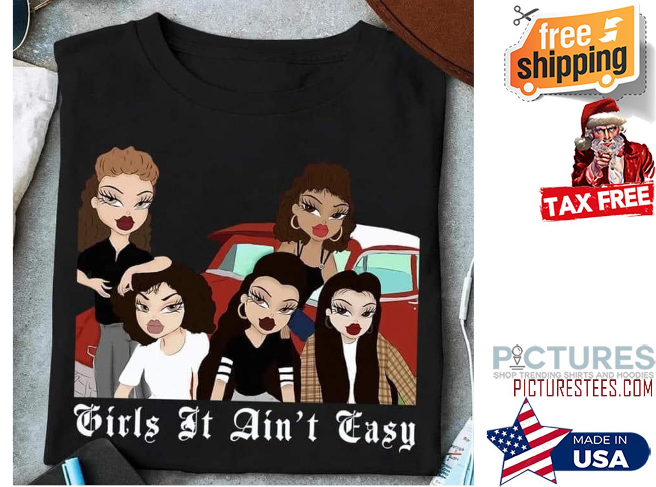Afro girls it ain't easy shirt