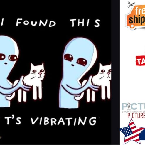 Alien I found this it's vibrating cat shirt