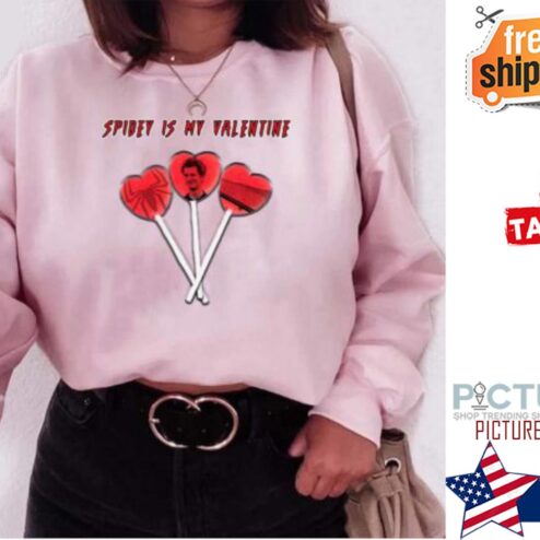 Andrew Garfield Heart Candy Spider is my valentine shirt