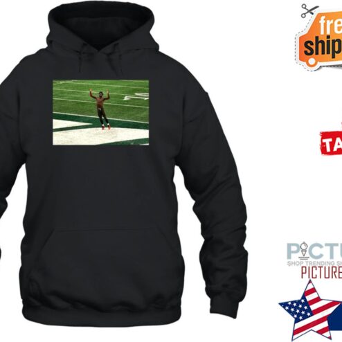 Antonio Brown takes off hoodie
