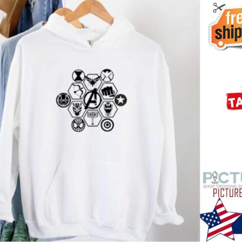 Avengers Symbol Superheros Marvel icon Hoodie