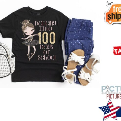 Ballet 100 Days of School Shirt