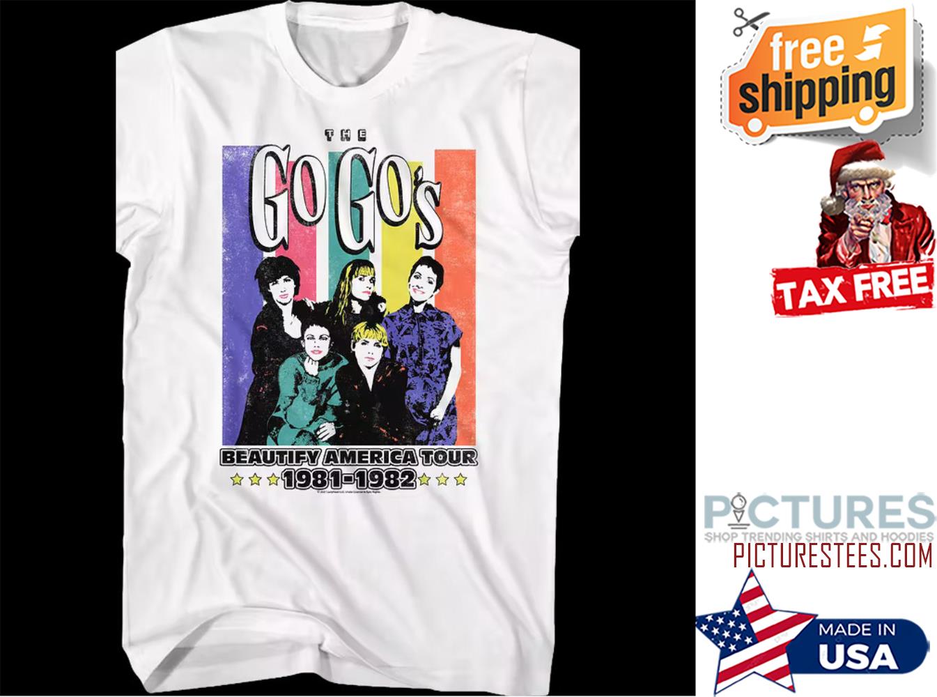 Beautify America Tour Go-Go's T-Shirt